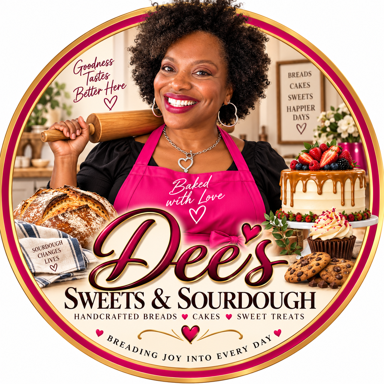 Dee's Sweets & Sourdough logo
